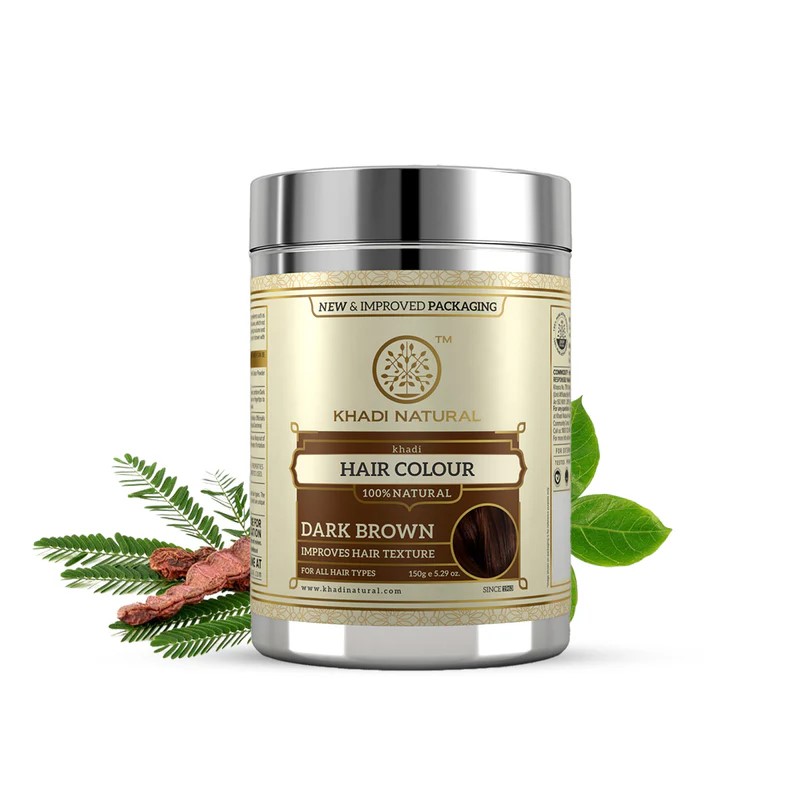 buy Khadi Natural Dark Brown Herbal Hair Colour in UK & USA