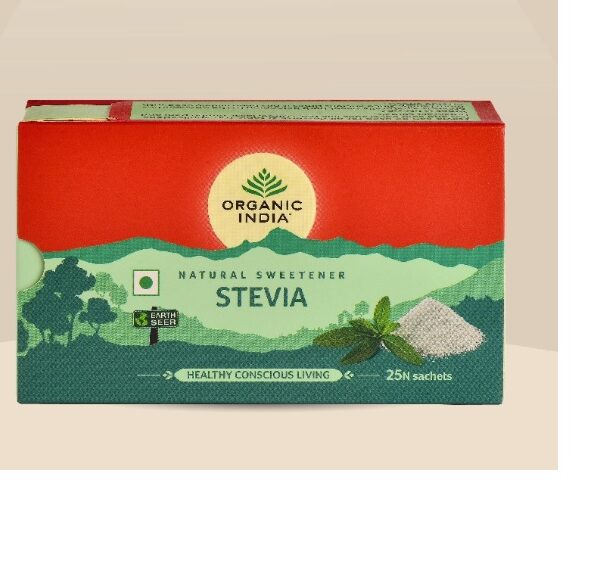 buy Organic India Stevia Natural Sweetner Sachets in UK & USA