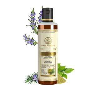 Khadi Natural Ayurvedic Henna & Rosemary Hair Oil ( Paraben Free )