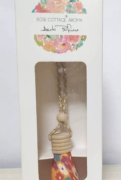 buy Mr. Aroma Rose Cottage Aroma Auto Perfume Jasmine Hanging Car Diffuser in UK & USA