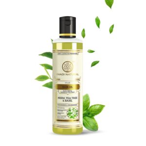 Khadi Natural Neem, Tea Tree & Basil Hair Oil ( PARABEN FREE)
