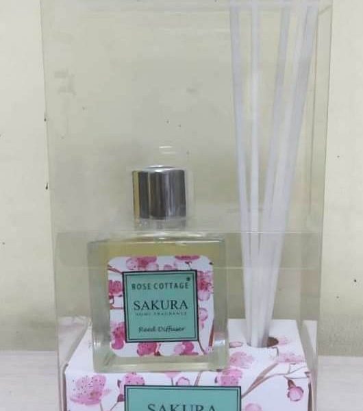 buy Mr. Aroma Rose Cottage Sakura Fragrance Car Reed Diffuser in UK & USA