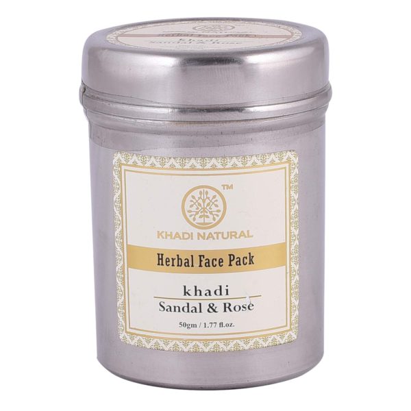 buy Khadi Natural Sandal & Rose Face Pack in UK & USA
