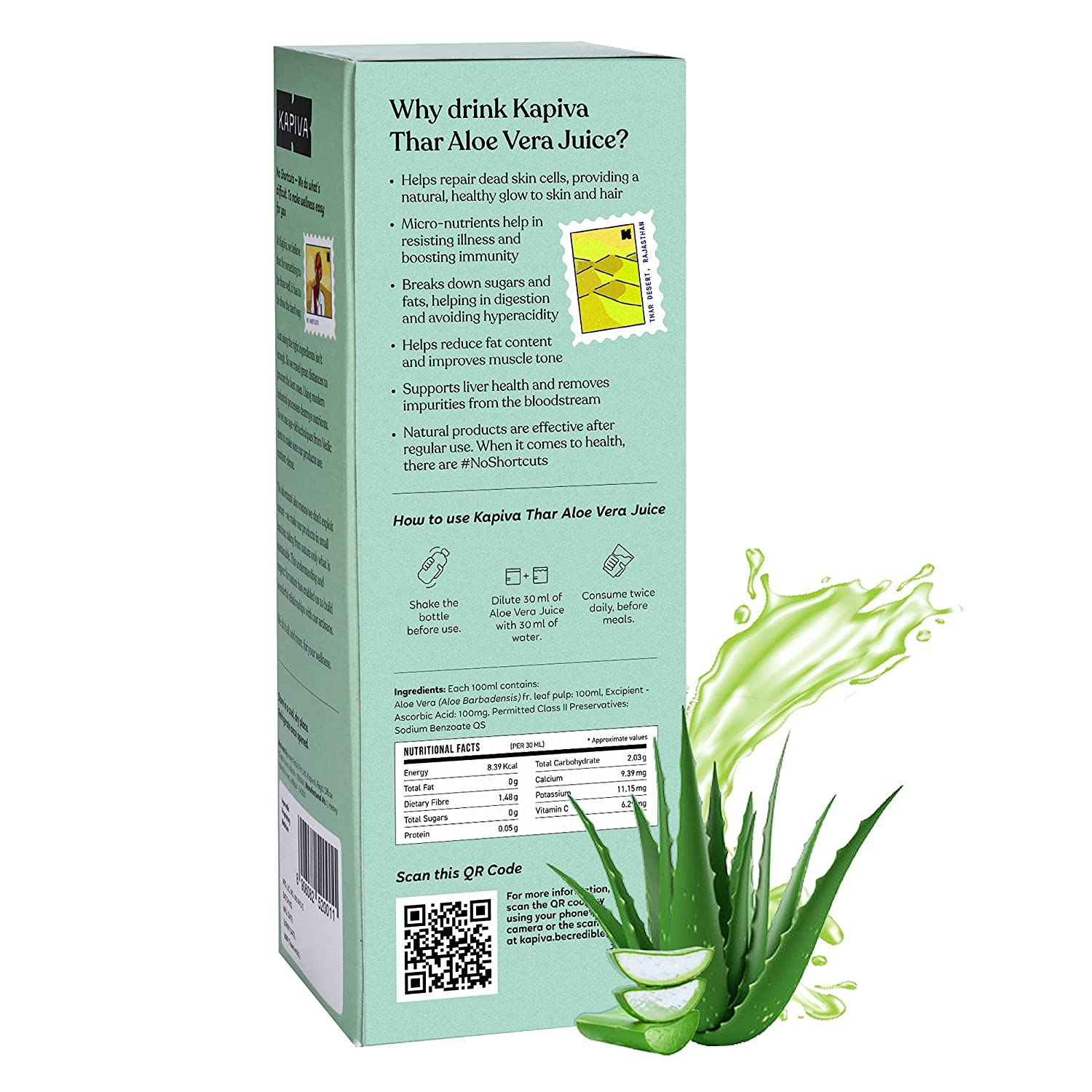 Buy Kapiva Thar Aloe Vera Juice in UK & USA at healthwithherbal