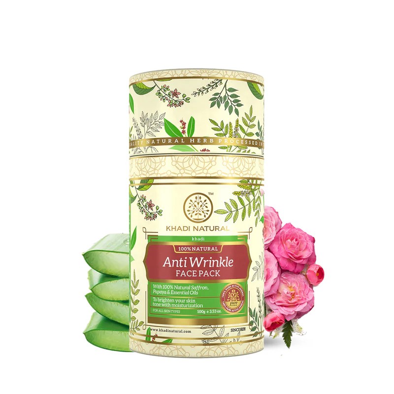 buy Khadi Natural Anti Wrinkle Herbal Face Mask in UK & USA
