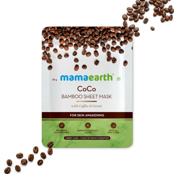 buy Mamaearth CoCo Bamboo Sheet Mask in UK & USA