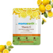 buy Mamaearth Vitamin C Bamboo Sheet Mask in UK & USA