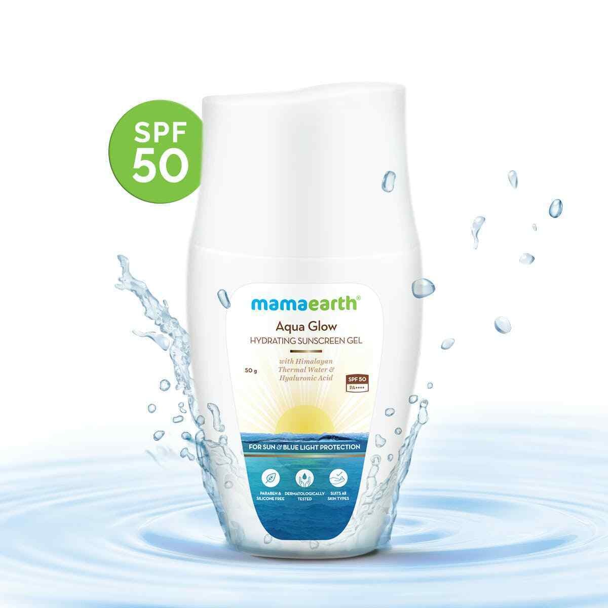 Mamaearth Aqua Glow Hydrating Sunscreen Gel