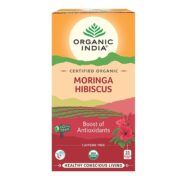 buy Organic India Moringa Hibiscus Tea Bags in UK & USA