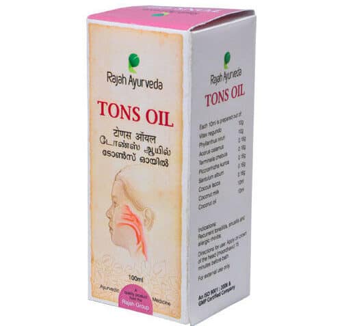 Buy Rajah Ayurveda Tons Oil in UK & USA at healthwithherbal