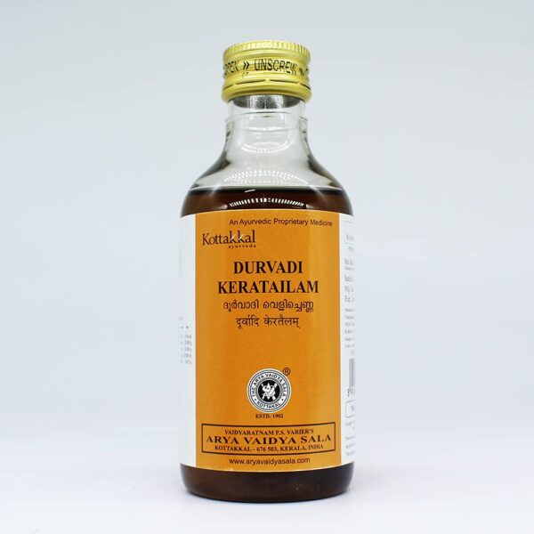 buy Arya Vaidya Sala Durvadi Kera Thailam in UK & USA